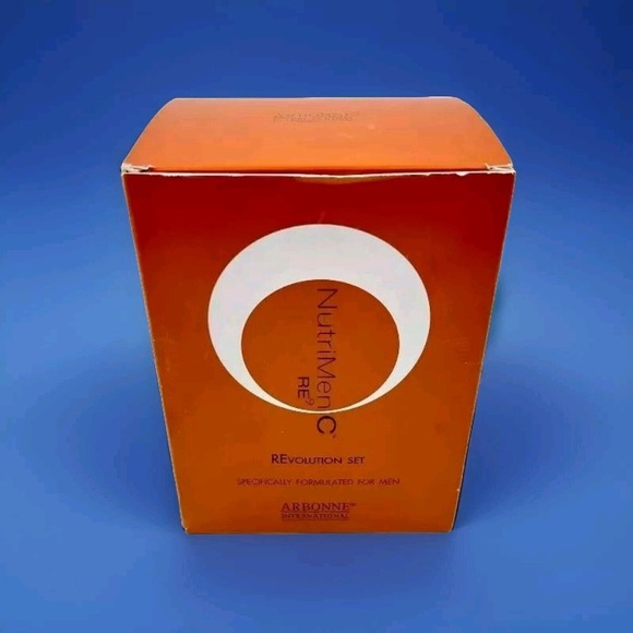 Arbonne Men Hygiene Set NutriMen C RE9 REvolution Wash Toner Shave Gel Sunscreen - Picture 2 of 12
